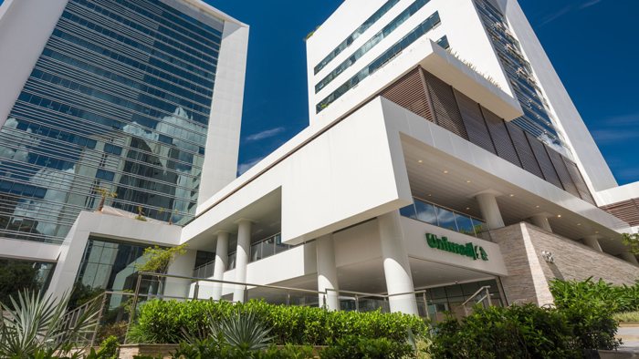 Fachada do prédio da Unimed-BH na Rua Inconfidentes, em Belo Horizonte